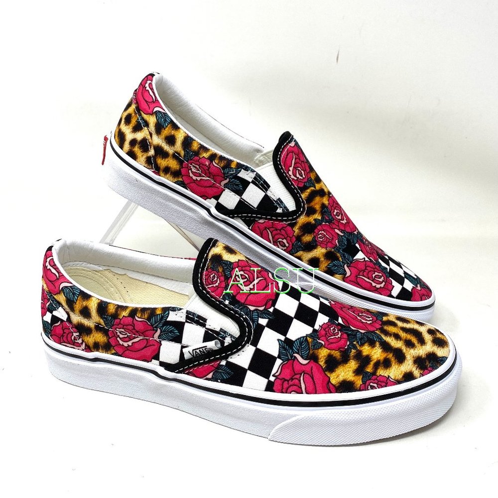 Vans Classic Slip-On Canvas Rose Pink Women’s Size